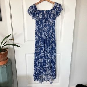 Xhilaration floral midi dress